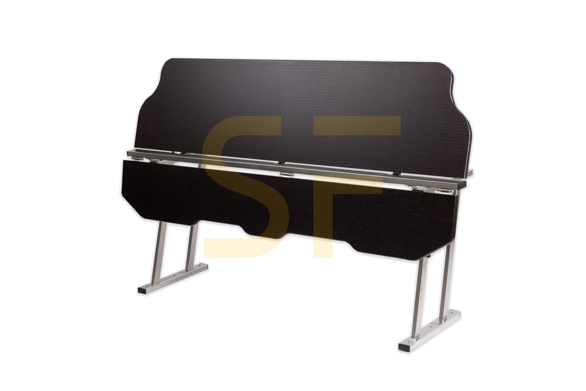 Tableau De Bord Multifonction (Multiflexboard) Pour Volkswagen T5, T6, T6.1 - Console Grise D'environ 51 Cm De Haut - 2