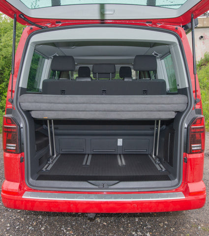 Multiflexboard pour VW T5 T6.1 Multivan Extension Cadre Radio Simili Cuir D1